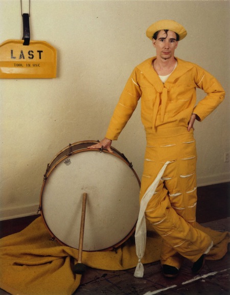 "Mike Kelley as the Banana Man," 1981 (Image courtesy of MoMA PS1)