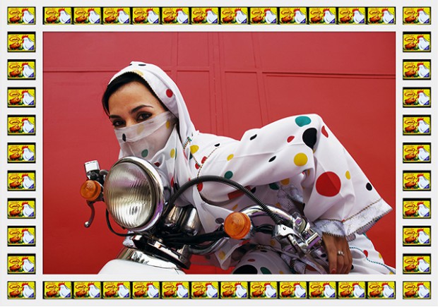 Hassan Hajjaj, "Rider," 2010. Courtesy Taymour Grahne.