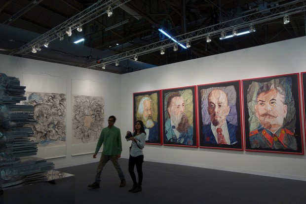 Jin Feng "Socialist Leaders: from Marx to Mao at Tianrenheyi Art Center 