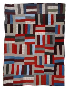 Lureca Outland, "Roman Stripes Britchy Quilt," c. 1989. Courtesy of the Montgomery Museum of Fine Arts. 