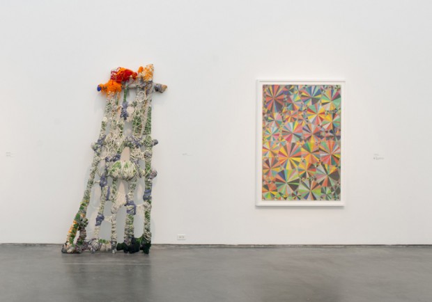Installation view, William J. O'Brien, MCA Chicago, 2014 Left: Untitled, 2008. Courtesy of the artist and Marianne Boesky Gallery, New York; right: Untitled, 2007. Collection of Dana Westreich Hirt Photo: Nathan Keay, © MCA Chicago
