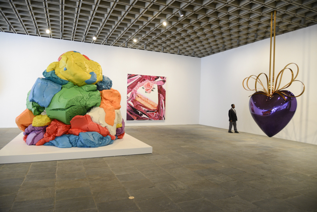 Jeff Koons, Fourth floor at The Whitney
