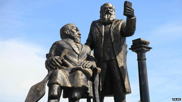 19th century thinkers or hobbits taking a selfie? 