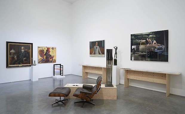 Install shot of "Another Look at Detroit" at Marianne Boesky Gallery