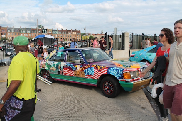 Whitney: I'm not a huge art car enthusiast, but who would say no to a car with bald eagles painted all over it? Not I. 