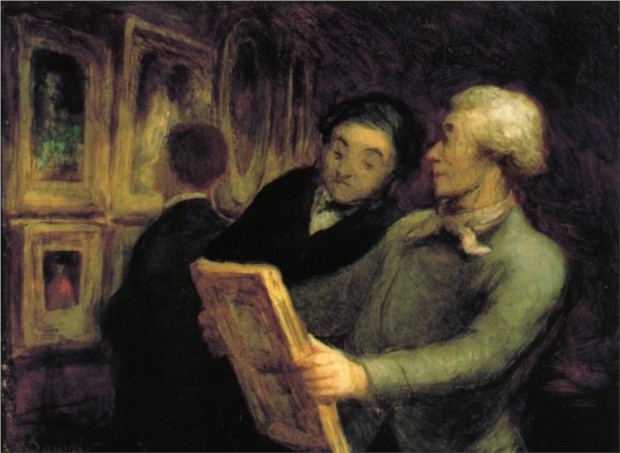 Honore Daumier, "Amateurs in Exposure," 19th century.