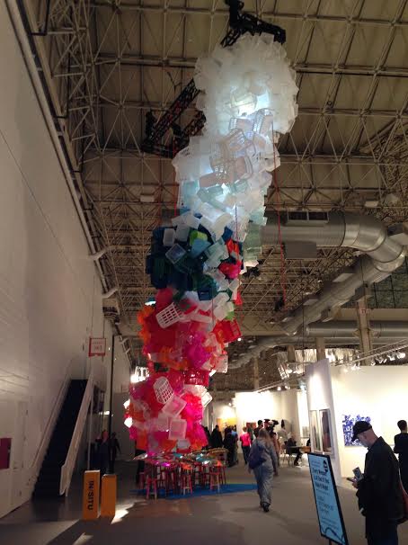 Jessica Stockholder's IN/SITU installation at EXPO Chicago 