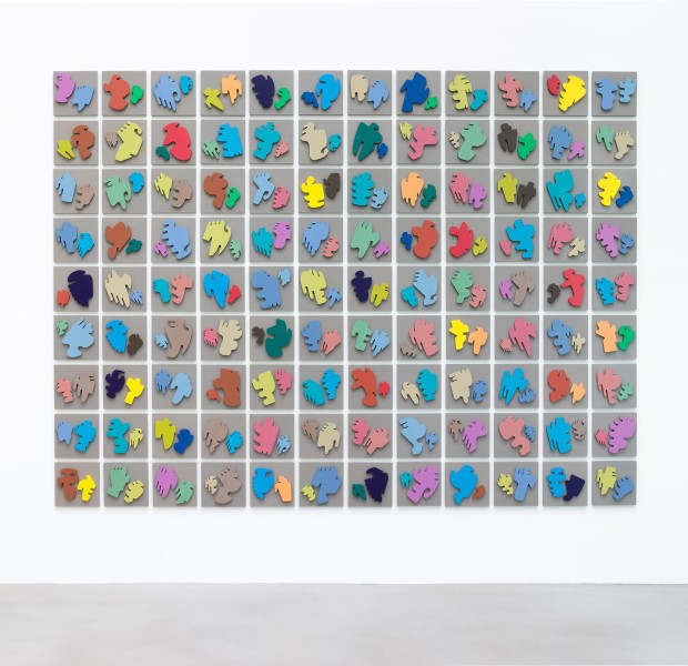 Allan McCollum, "The Shapes Project: Collection of One Hundred and Eight Perfect Couples," 2005/2012. Image courtesy of the gallery.