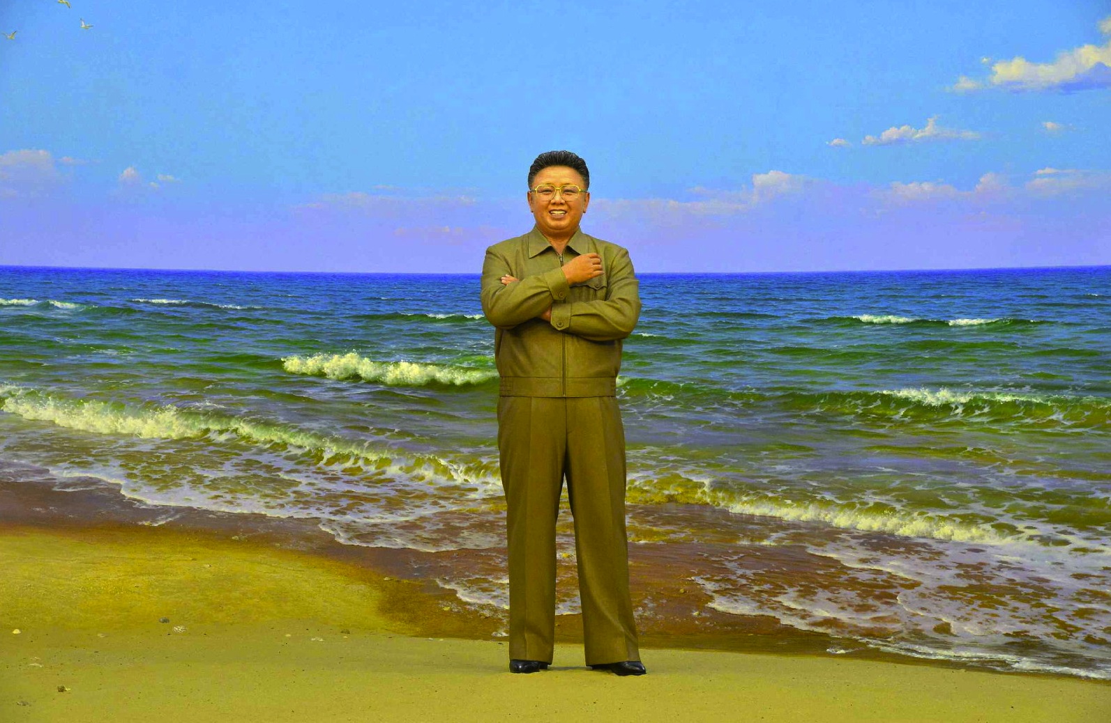 Porn on a beach in Pyongyang