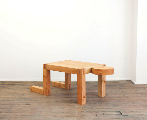 RO/LU, "Truth Lies in Experience No Matter How Incomplete It May Be (man/desk/table)" (Image courtesy of Volume Gallery) 