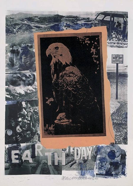 Robert Rauschenberg, Earth Day Poster 1970 (Image courtesy of the Rauschenberg Foundation)