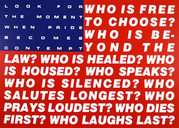 Barbara Kruger, Who is Beyond The Law
