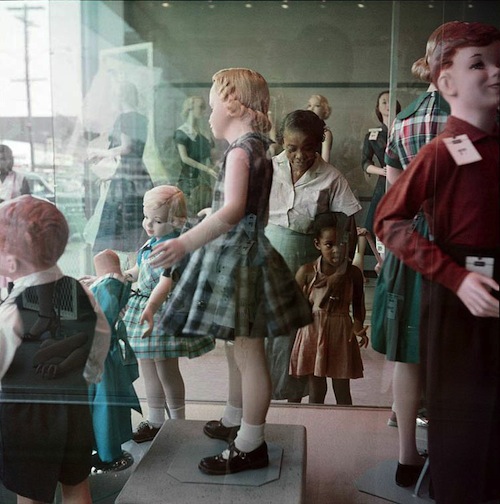"Ondria Tanner and Her Grandmother Window-shopping", Mobile, Alabama, 1956. Gordon Parks (Image courtesy of the High Museum)