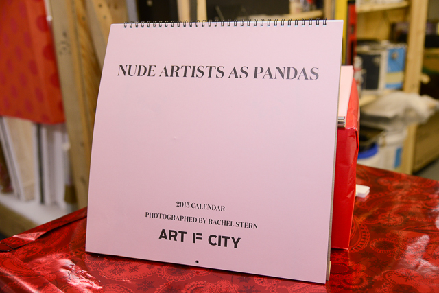 The Nude Artists as Pandas calendar debuts!