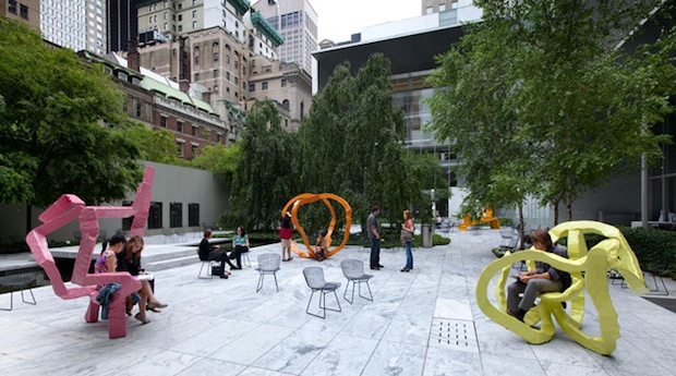 MoMA's garden, image courtesy of MoMA