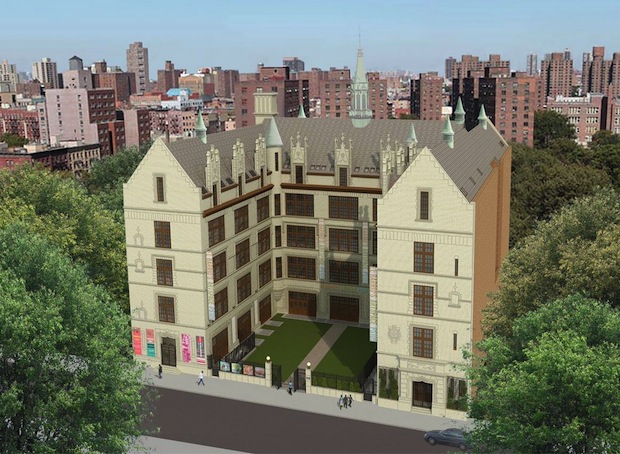 The site of proposed Live/Work units at El Barrio's Artspace PS109 in Harlem (Image courtesy of Multi Housing News)