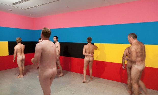 Nude art tours. Image courtesy of the Guardian.