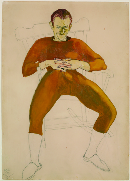 Kenneth Doolittle, 1931 Watercolor and pencil on paper 14 x 10 inches (35.6 x 25.4 cm) Hirshhorn Museum and Sculpture Garden, Smithsonian Institution, Washington, DC, Gift of Richard Neel, New York, NY, 1979