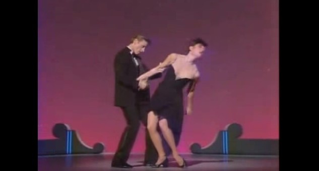BDSM-lite dancing in a Baryshinkov/Sinatra performance