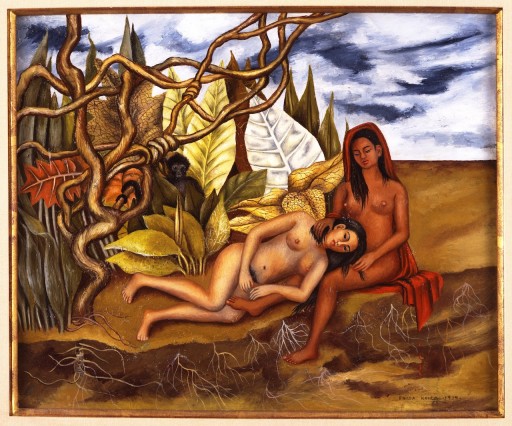 Two Nudes in a Forest, 1939. 9 13/16 x 12 in 