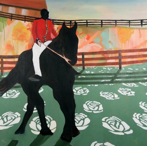 A painting called "Benevolent Dictator Riding Horse" because the world does not shed enough light on the good dictators in the world. $4,475.00 & FREE Shipping.