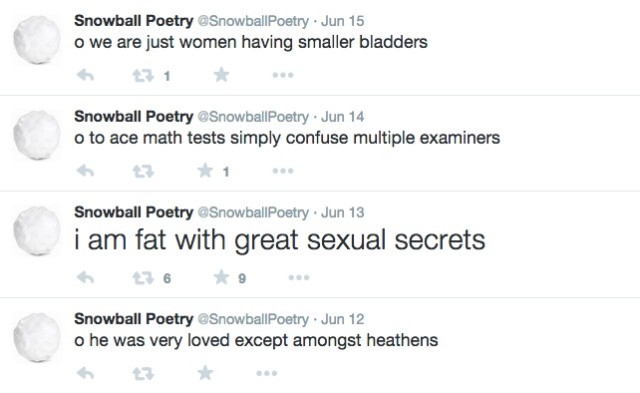 Bot poetry