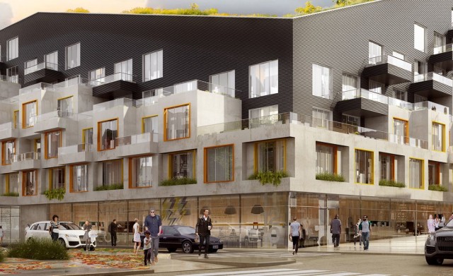 Proposed exterior for 10 Monteith. Rendering by ODA Architecture.