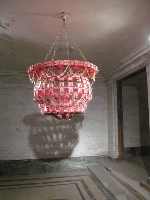 mousetrap chandelier