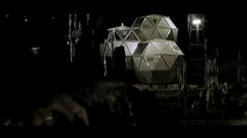 "Third ring asteroid research station" from "Eolomea," 1972, directed by Herrmann Zschoche, East Germany