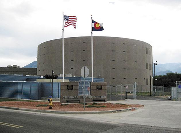 El Paso County Jail, Colorado. A reflective film was installed on all of the windows facing the central core of the ward to thwart prisoner gang-sign communication. In the classical design, the panopticon encourages surveillance not only from the administration but also monitoring between prisoners. The reflective windows create an even greater sense of disembodied authority.