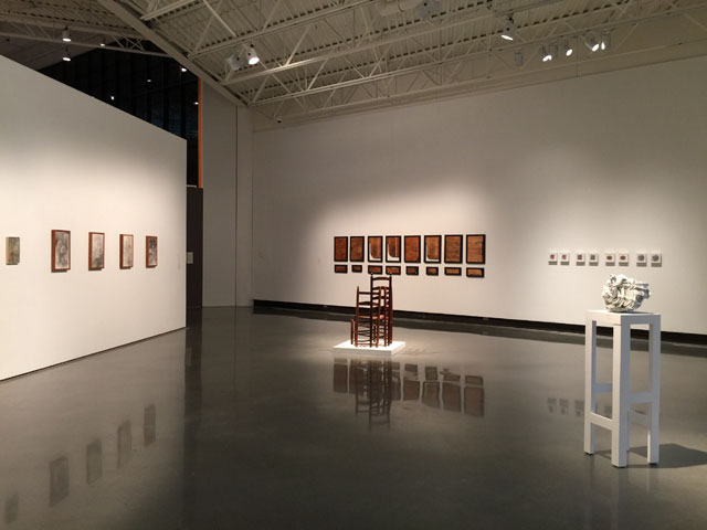 Point & Counterpoint at SECCA. Installation view. 