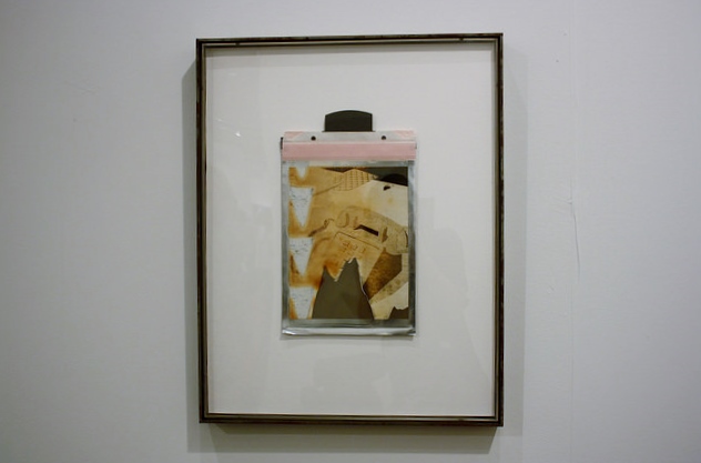Regina Rex brought this Corey Escoto Polaroid that Whitney and I saw earlier this year and really liked. Here, it's even more successful and mysterious as a stand-alone object rather than as a component of a series. 