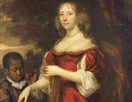 Collection notes for this Margaretha van Raephorst portrait recently renamed the "negro servant" in the work as a "young black servant". Credit: Rijkmuseum/Dutch News
