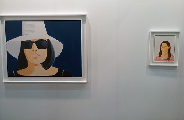 Madrid's Galeria Javier Lopez packed—who else?—Alex Katz for the art fair. Sometimes I see so many Alex Katz paintings at fairs, I picture dealers keeping him locked up in a sweatshop to churn out products like so many iPhones. 