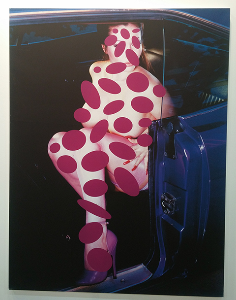 A Richard Prince that I actually like! "Untitled (Oh)" 2010, at Gagosian.