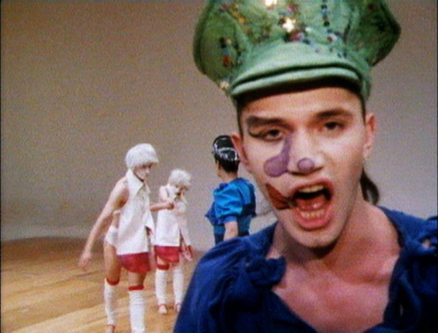 Charles Atlas's "Hail the New Puritan" (1985-86). Video feature. Choreography by Michael Clark. Image courtesy of artist/Luhring Augustine