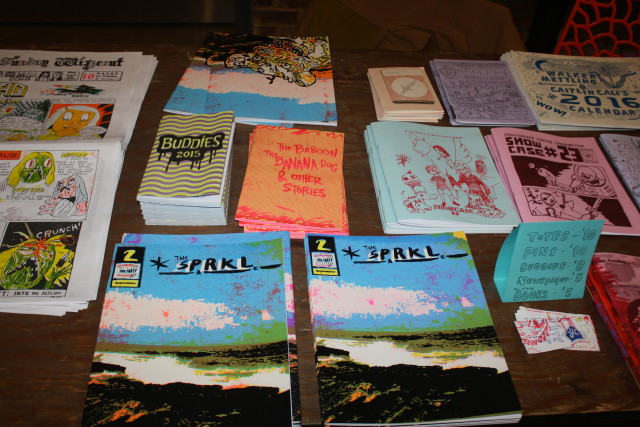 Providence Comics Consortium's table was a prime example of the lovingly-crafted print material that PMF is known for. 