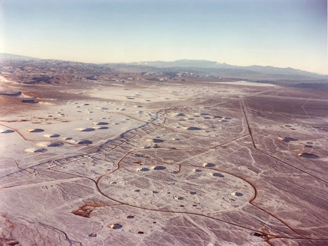 Nevada Test Site, Yucca Flat Government photograph, c 1980s