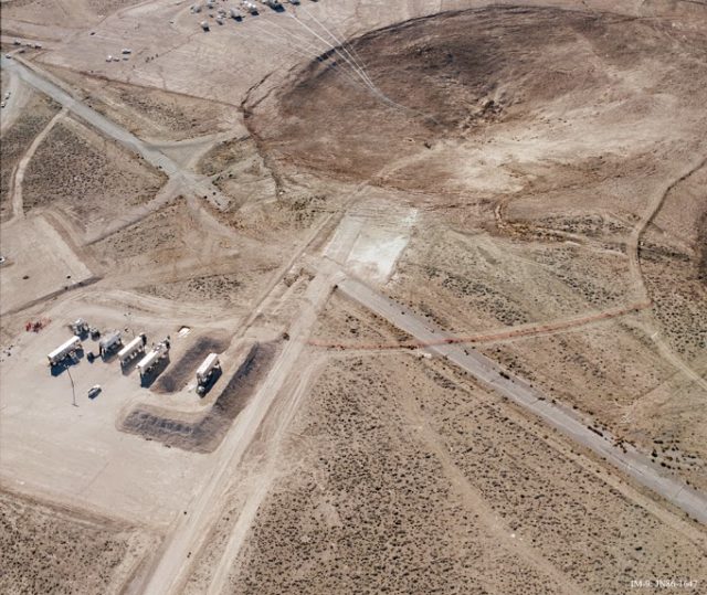 Nevada Test Site, “Muskateer­Gascon” Government photo obtained via Lawrence Livermore National Laboratory (LLNL), c 1980s