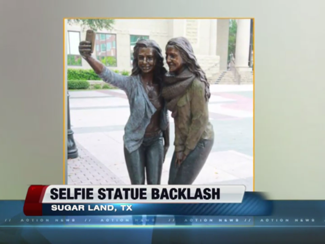 selfie statue backlash