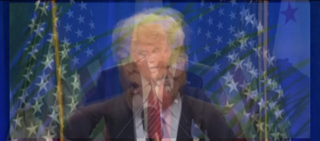 Ghost of a Dream, Trump Imagines, 2016, Video (1:40 Minutes) (Image courtesy the artists and Denny Gallery, New York)