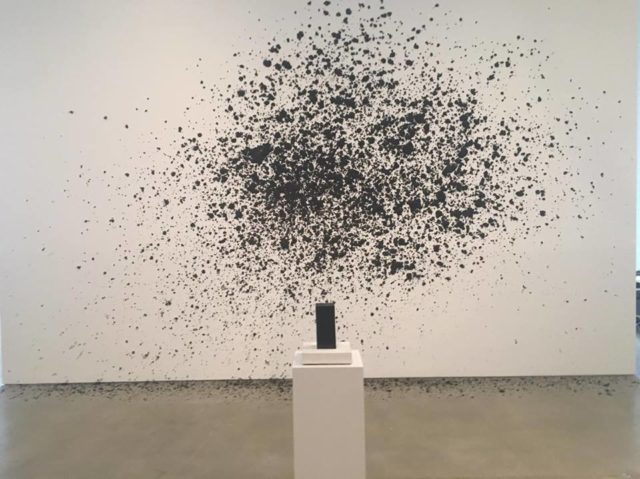Wangechi Mutu's Throw at Blackness in Abstraction (photo by author for Art F City)