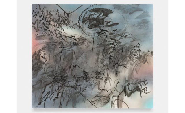 Julie Mehretu, Conjured Parts, (head), 2016, ink and acrylic on canvas