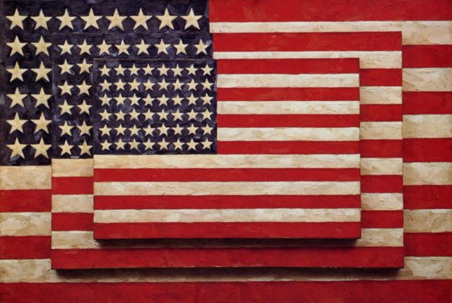 Jasper Johns, Three Flags, 
