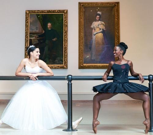 Brooklyn Ballet dancers Paunika Jones and Elisabet Rubio. Photo by Stephan Moskovic