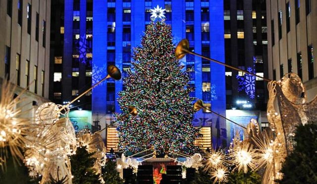 The Rockefeller Center Christmas Tree. 