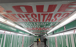 Post image for We Went to Mexico: Barbara Kruger and Juan Pablo de la Vega Take the Subway