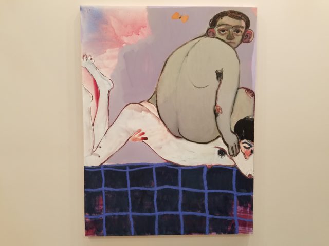 Sanya Kantarovsky, "Presh," 2017 at L.A.'s Marc Foxx Gallery.