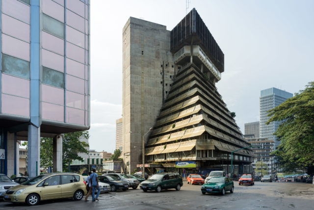 La Pyramide (1973) in Abidjan, Côte d’Ivoire, by Rinaldo Olivieri 