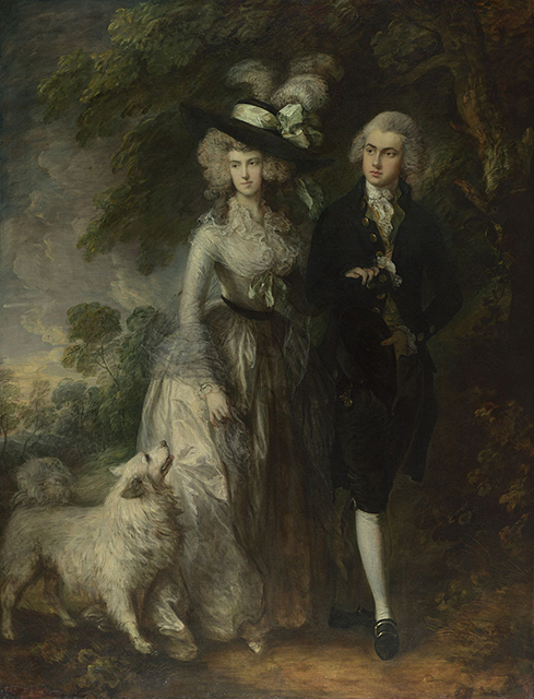 Thomas Gainsborough, “Mr. and Mrs. William Hallett,” aka “The Morning Walk.”